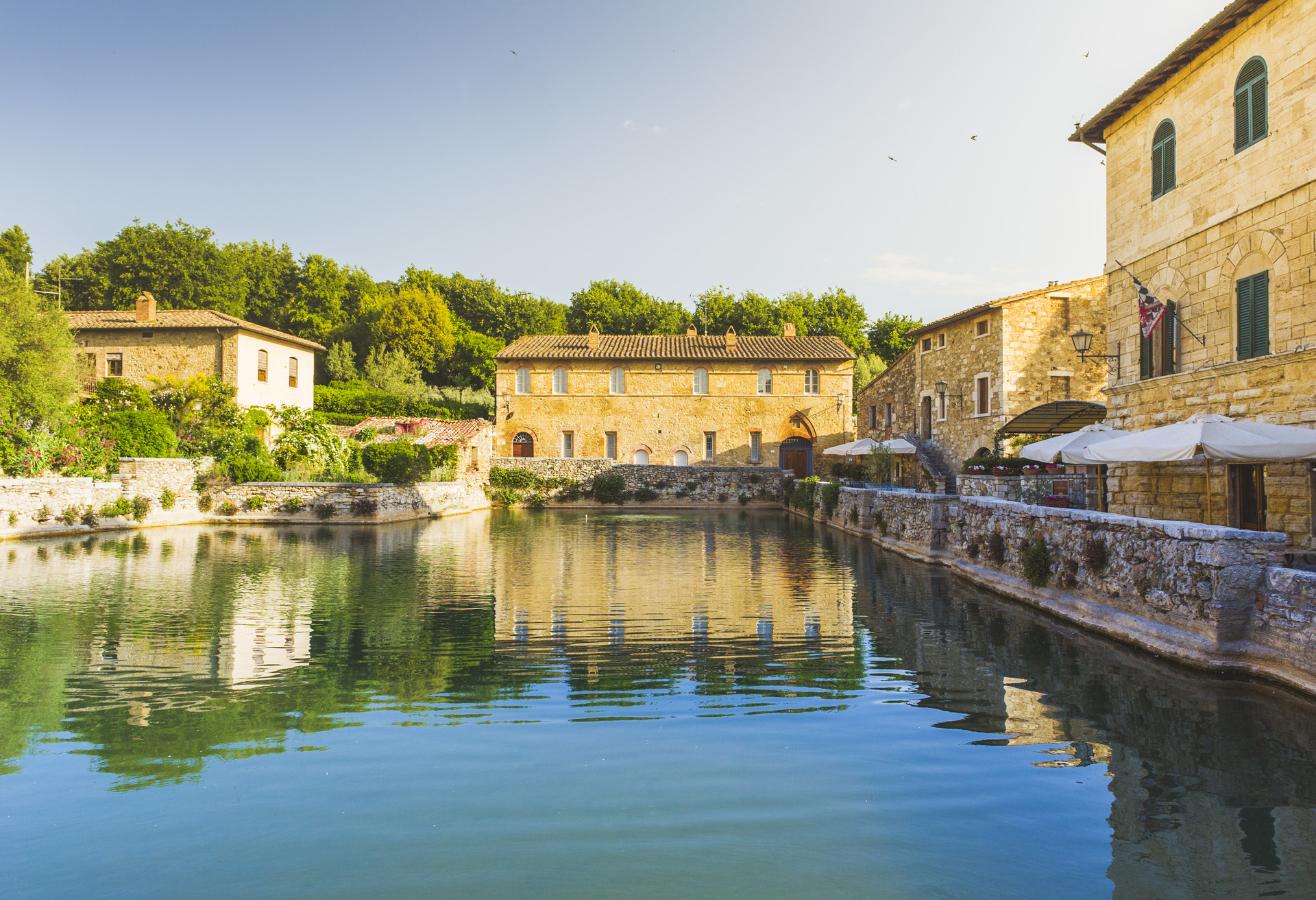 Plongez dans les sources chaudes de Bagno Vignoni