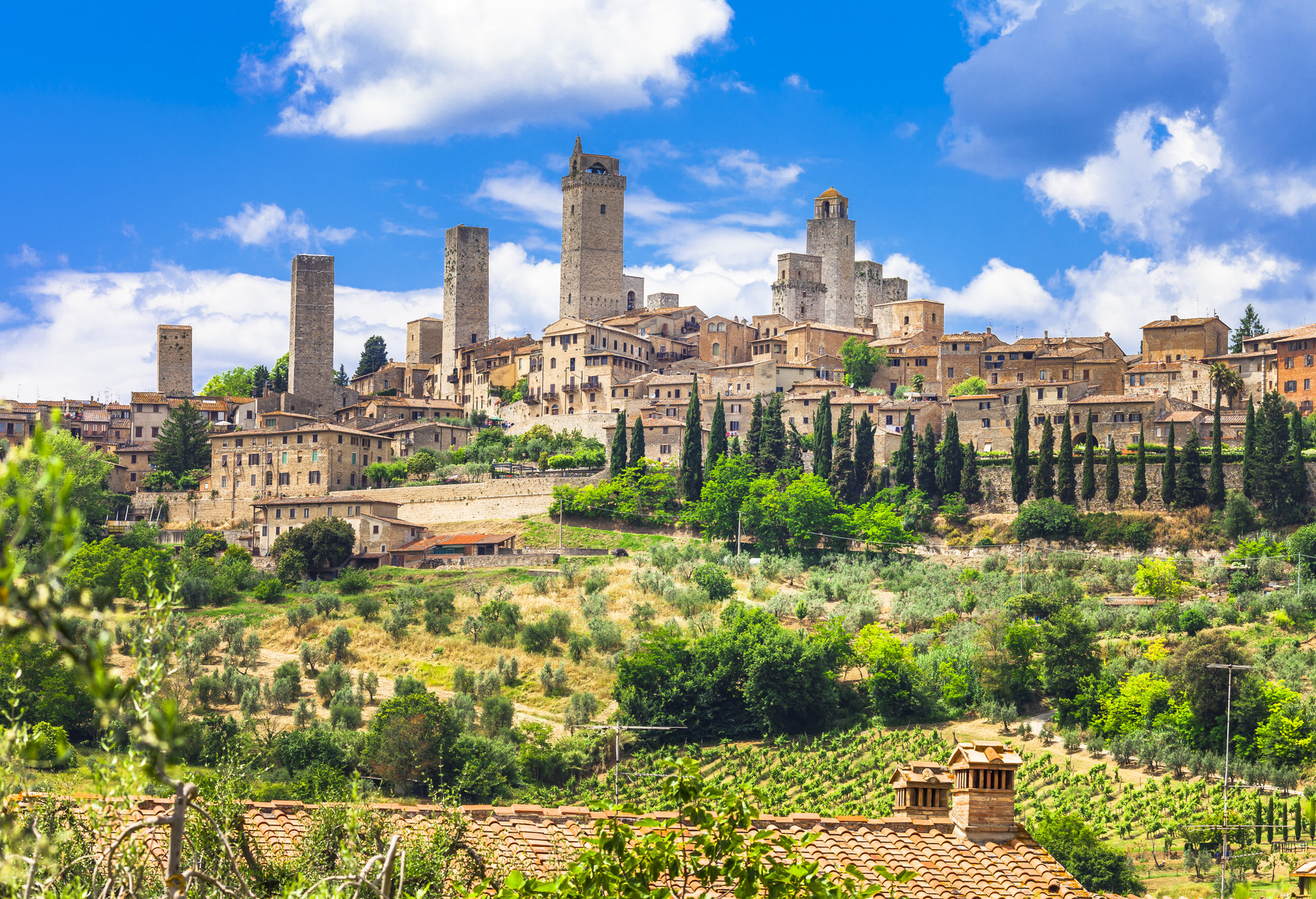 Quelques-unes des tours de San Gimignano