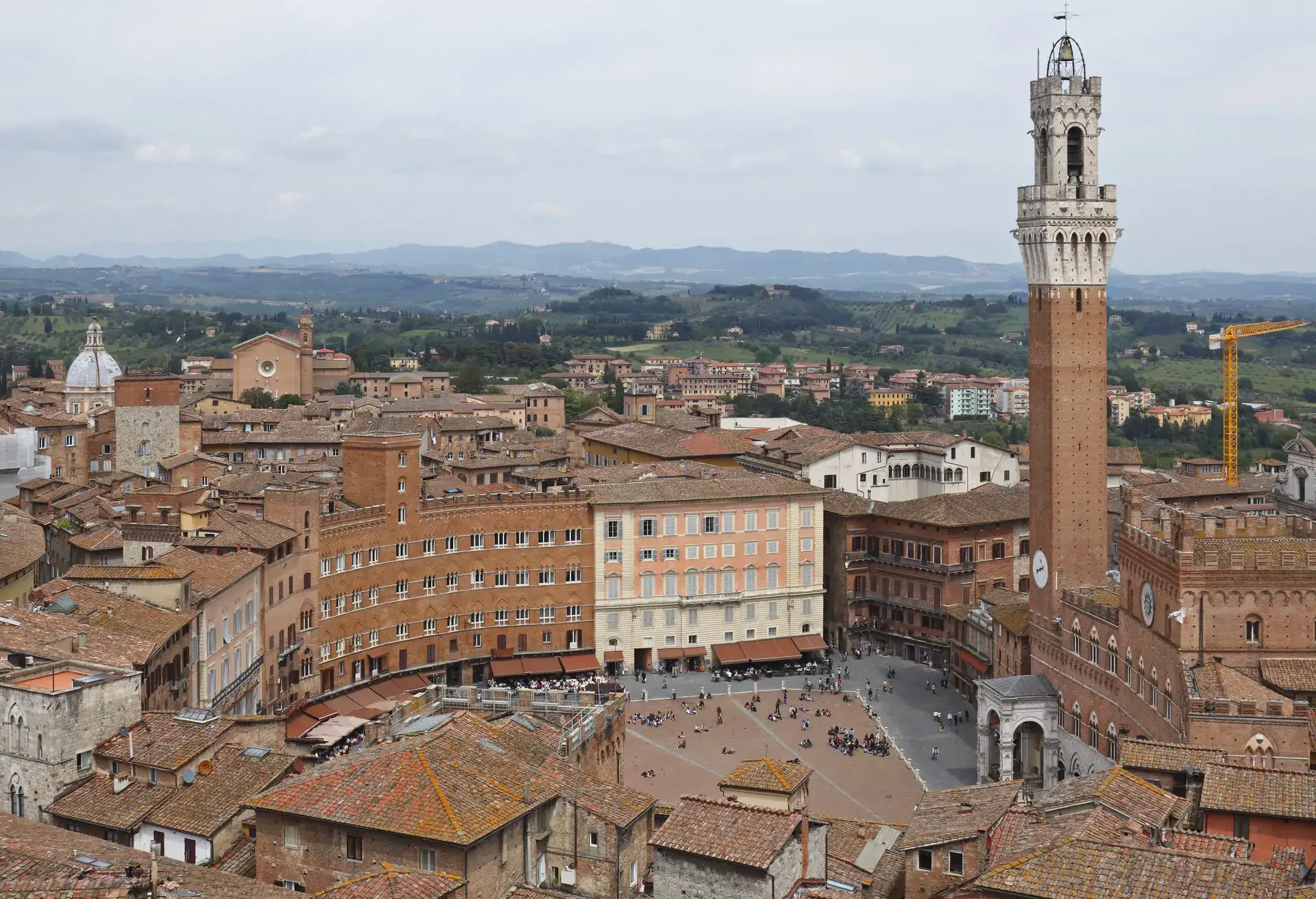 La Piazza del Campo, la belle place publique de Sienne
